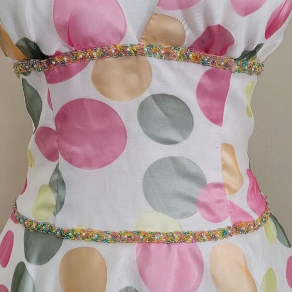 Terani Couture halter dress Size 4 - Picture 4 of 11